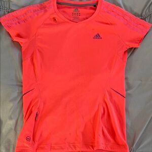 Adidas hot pink t-shirt
